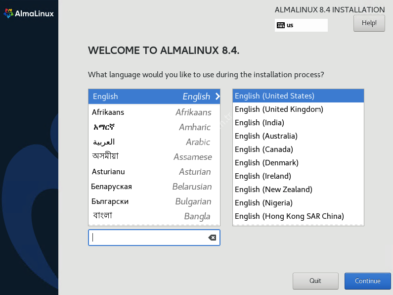 AlmaLinux 8 Server Kurulumu