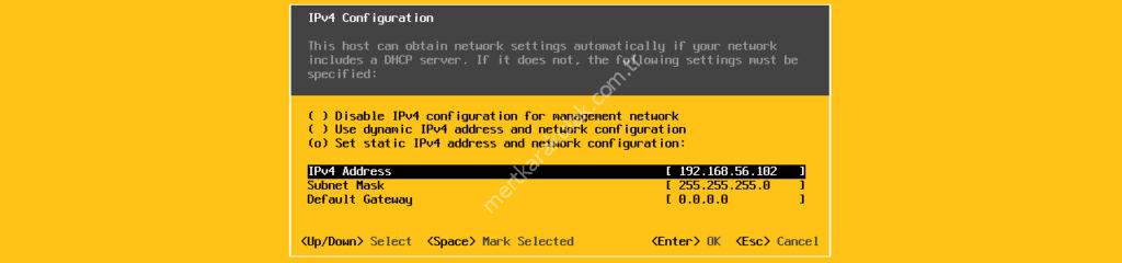 VMware vSphere ESXi 6.7 Kurulumu ve Yapılandırması